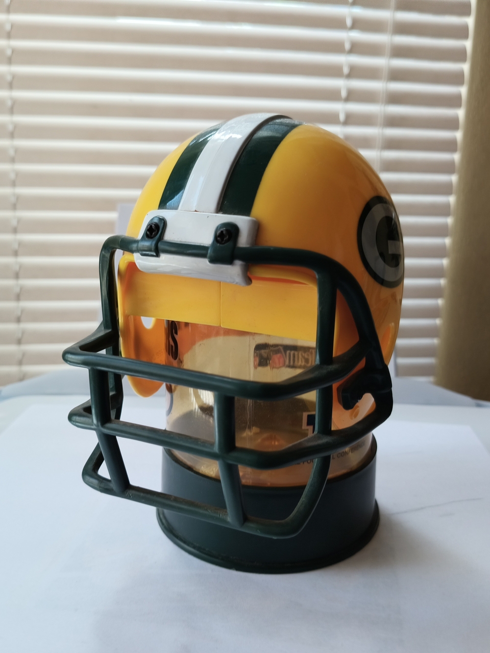 Green Bay Packers Piggy Bank Undamaged 7 1/2 Tall